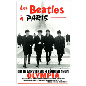 Affiche  de Concert The Beattles 55 x 35