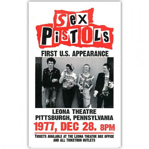 Affiche de Concert Sex Pistols 55 x 35