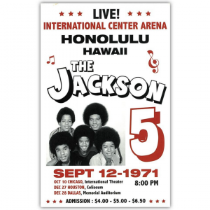 Affiche Concert The Jackson 5  55 x 35