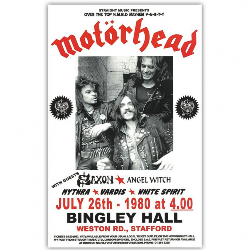 Affiche de Concert Motorhead 55 x 35