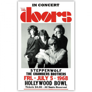 Affiche Concert The doors 55 x 35