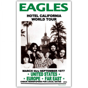 Affiche de Concert Eagles 55 x 35